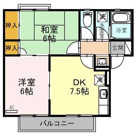 NOTOハイツⅢの物件間取画像